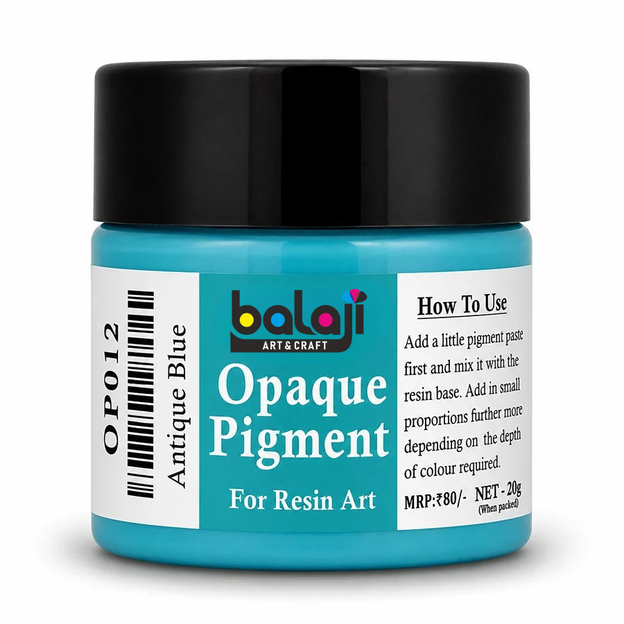 Antique Blue Opaque Resin Pigment 20 Gram