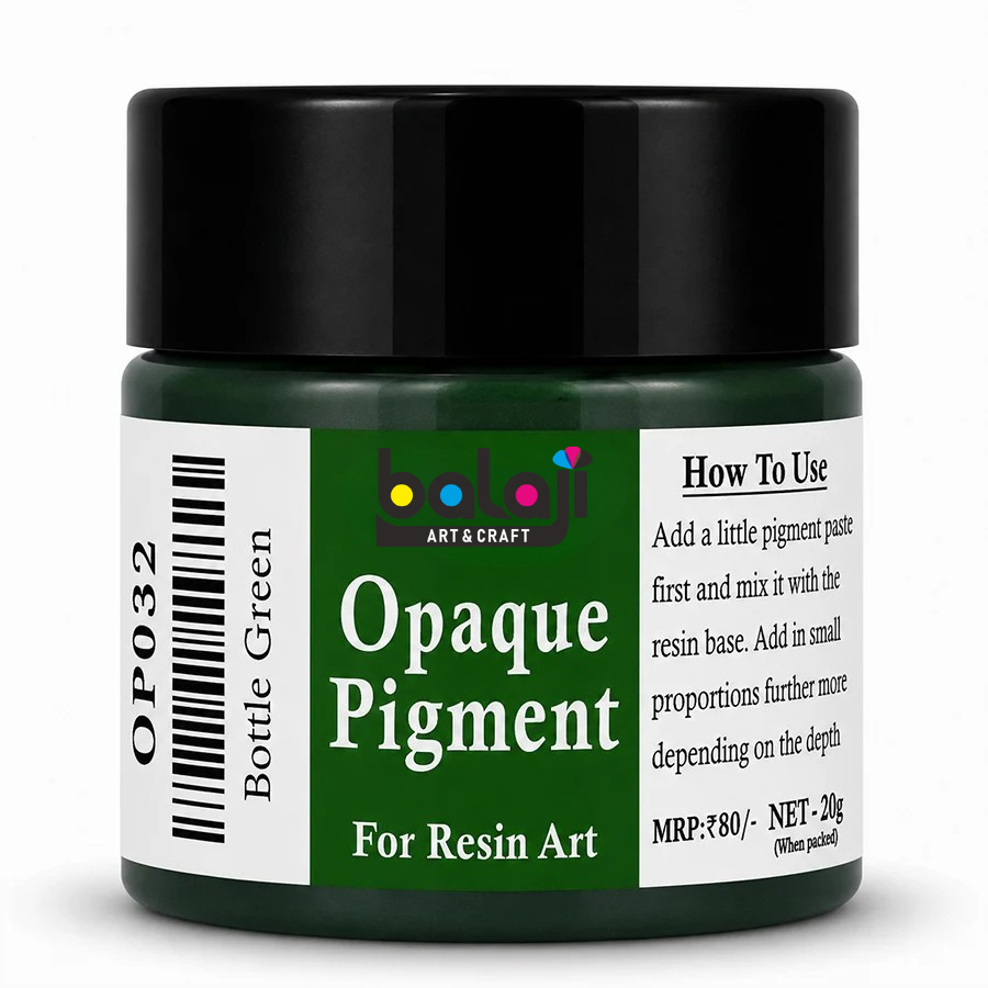 Bottle Green Opaque Resin Pigment 20 Gram