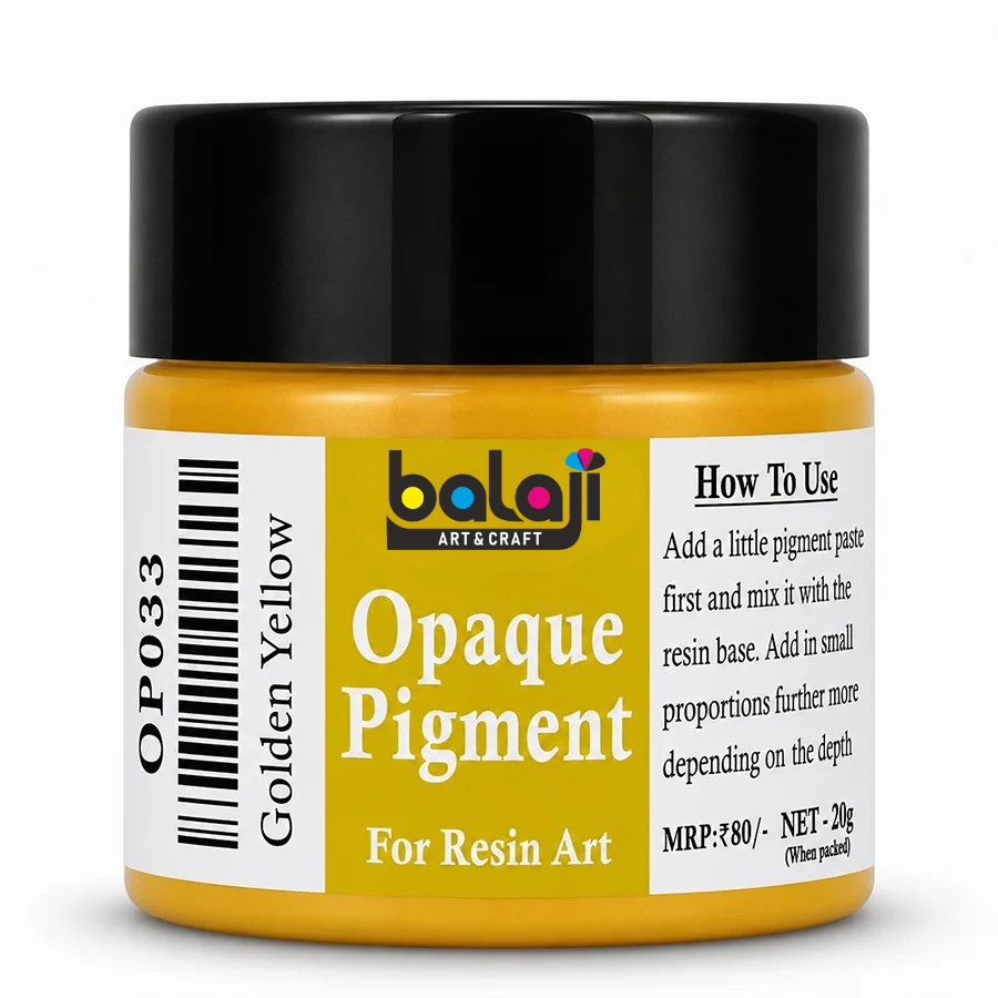 Golden Yellow Opaque Resin Pigment 20 Gram