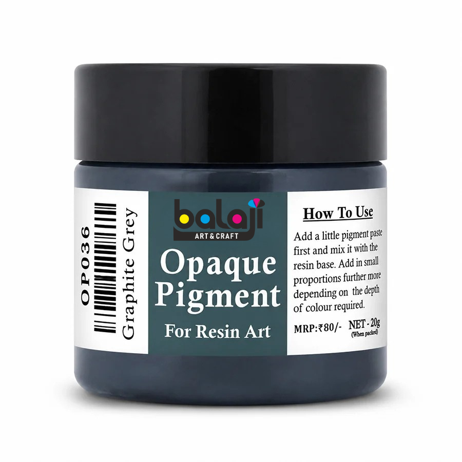 Graphite Grey Opaque Resin Pigment 20 Gram