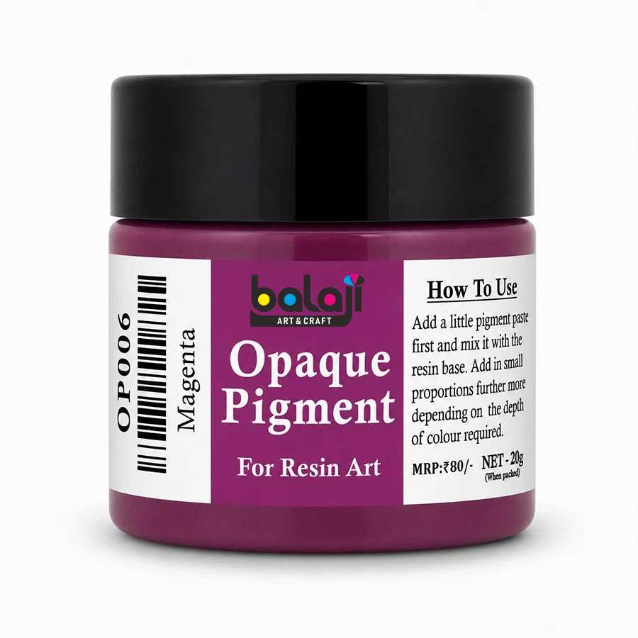 Magenta Red Opaque Resin Pigment 20 Gram