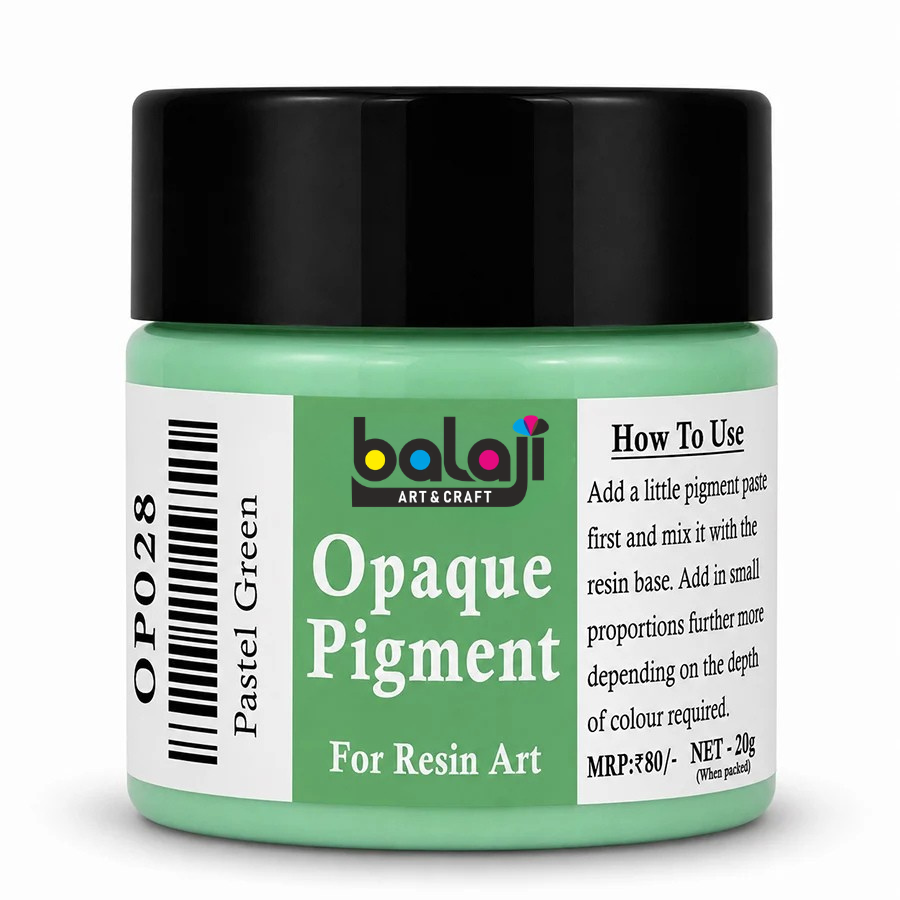 Pastel Green Opaque Resin Pigment 20 Gram