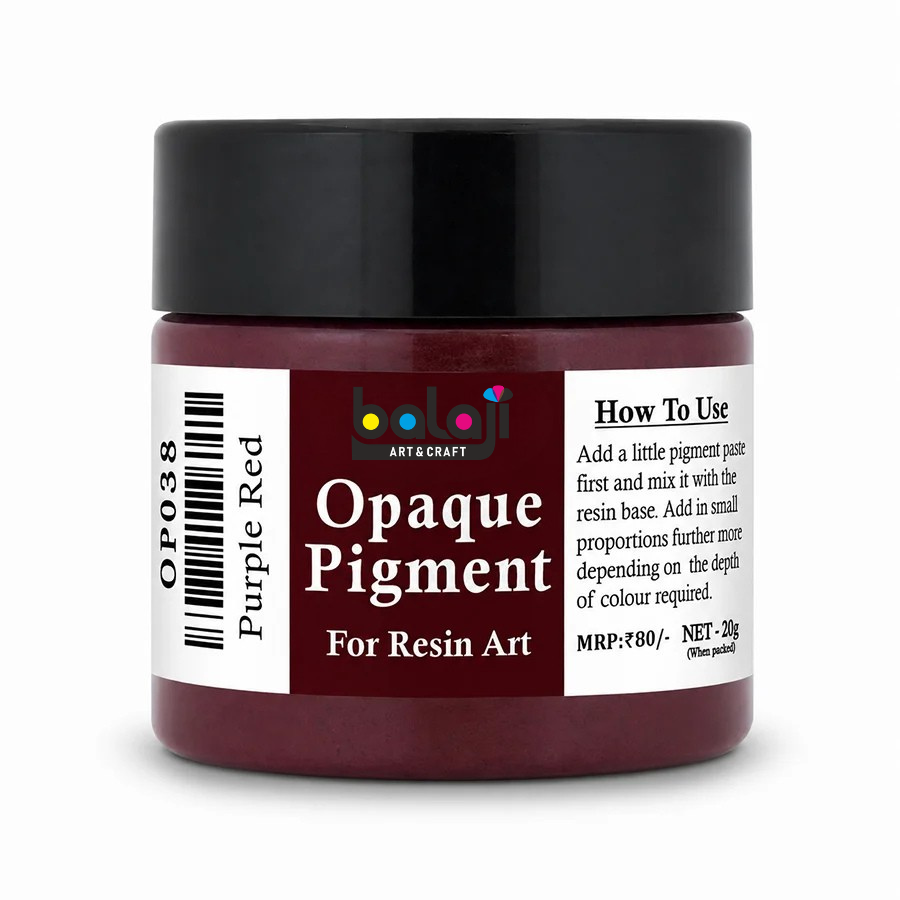 Purple Red Opaque Resin Pigment 20 Gram