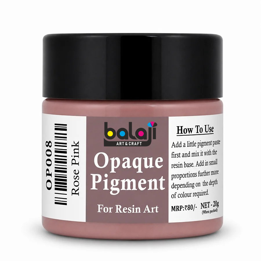 Rose Pink Opaque Resin Pigment 20 Gram