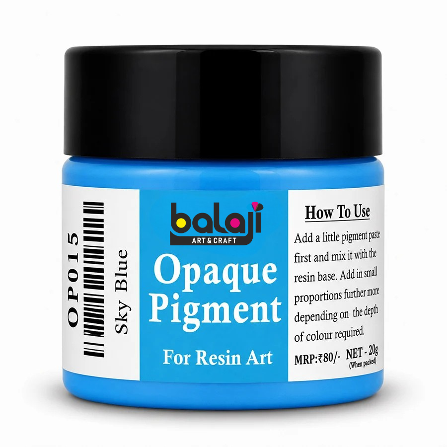 Sky Blue Opaque Resin Pigment 20 Gram