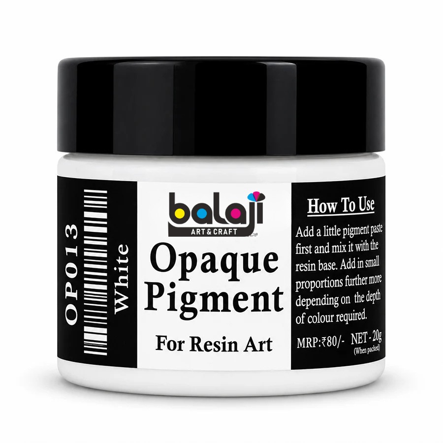 White Opaque Resin Pigment 20 Gram