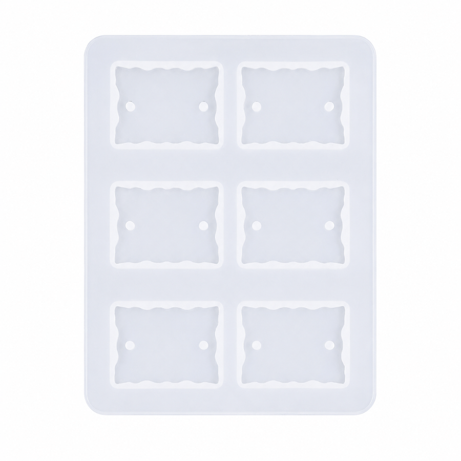 6 Cavity Rectangle Agate Rakhi & Bracelet Mould