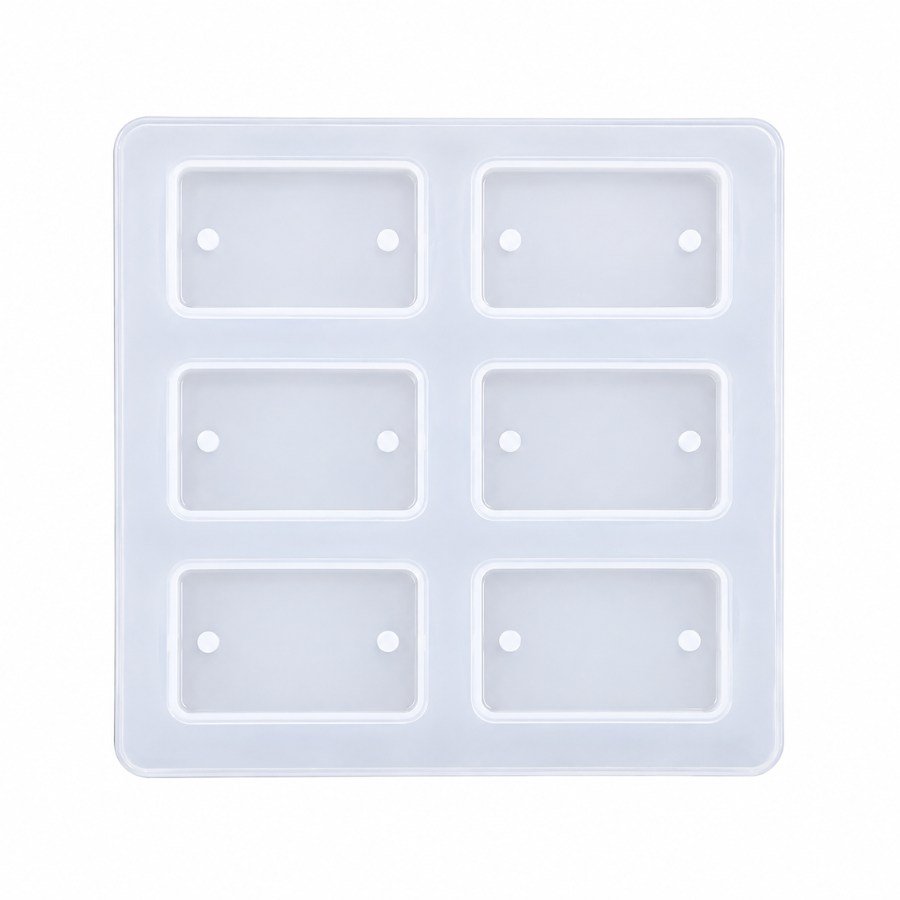 6 Cavity Rectangle Rakhi & Bracelet Mould