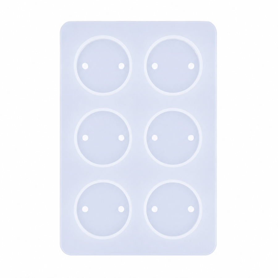 6 Cavity Round Rakhi & Bracelet Mould