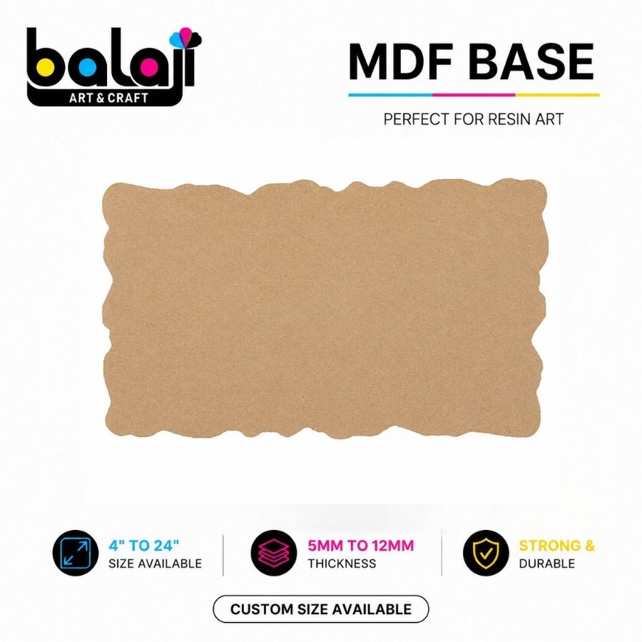 Agate Rectangular MDF Base