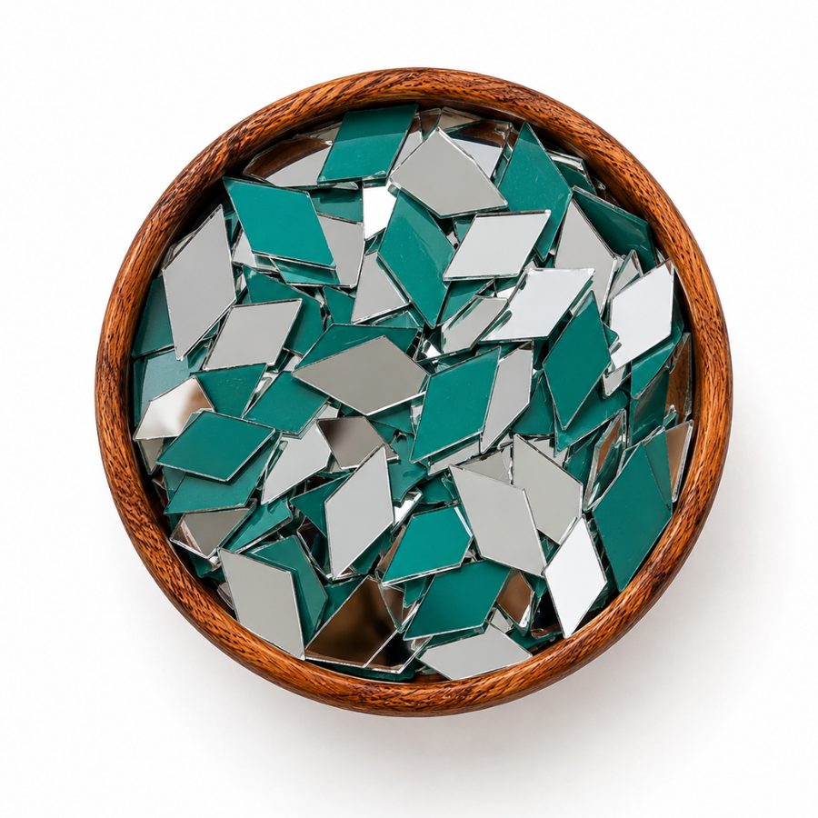 Diamond shape mirrors for art 4mm to 6mm