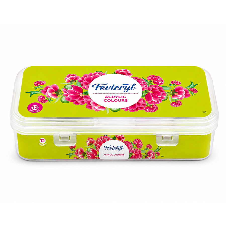 Fevicryl Acrylic Colour Sunflower Set | 10 Colour X 15ml