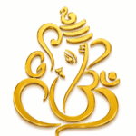 Ganpati Acrylic Cutout – 2 Pair