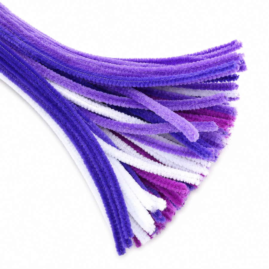 Pipe Cleaner Mono Chrome 8MM(100Pcs/Pack)