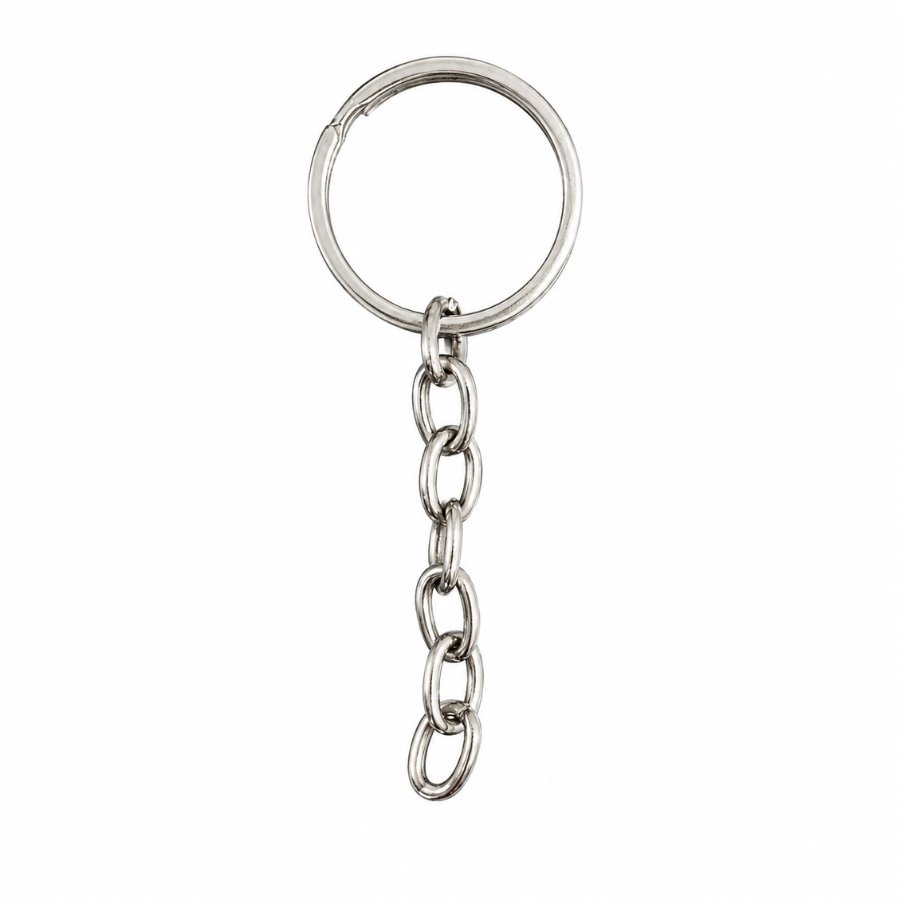 Silver key ring