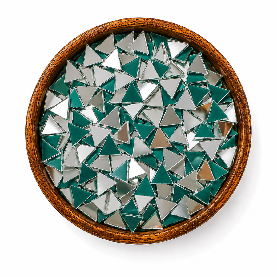 Triangle shape silver mirrors for art (4MM – 7MM)