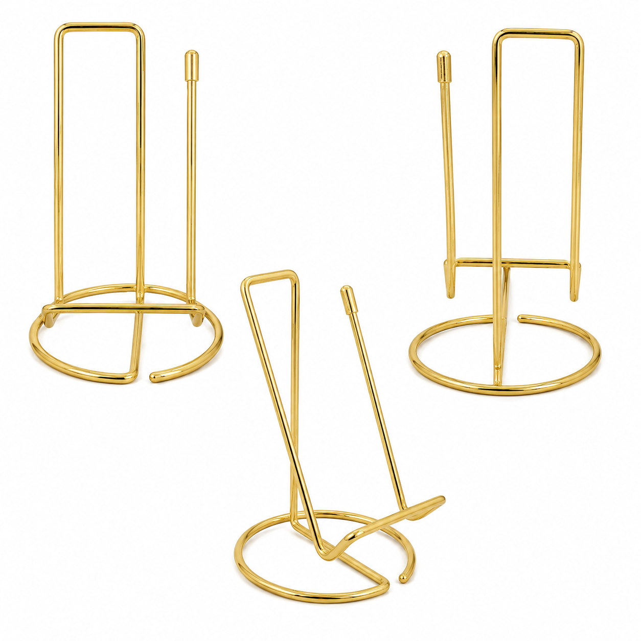 Twisted Line Display Metal Stand