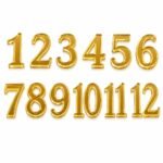 Acrylic clock number