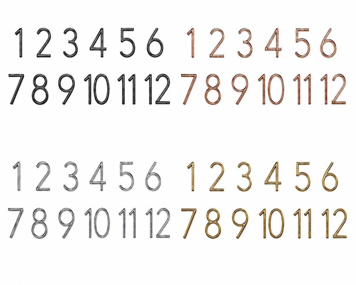 Acrylic number slim