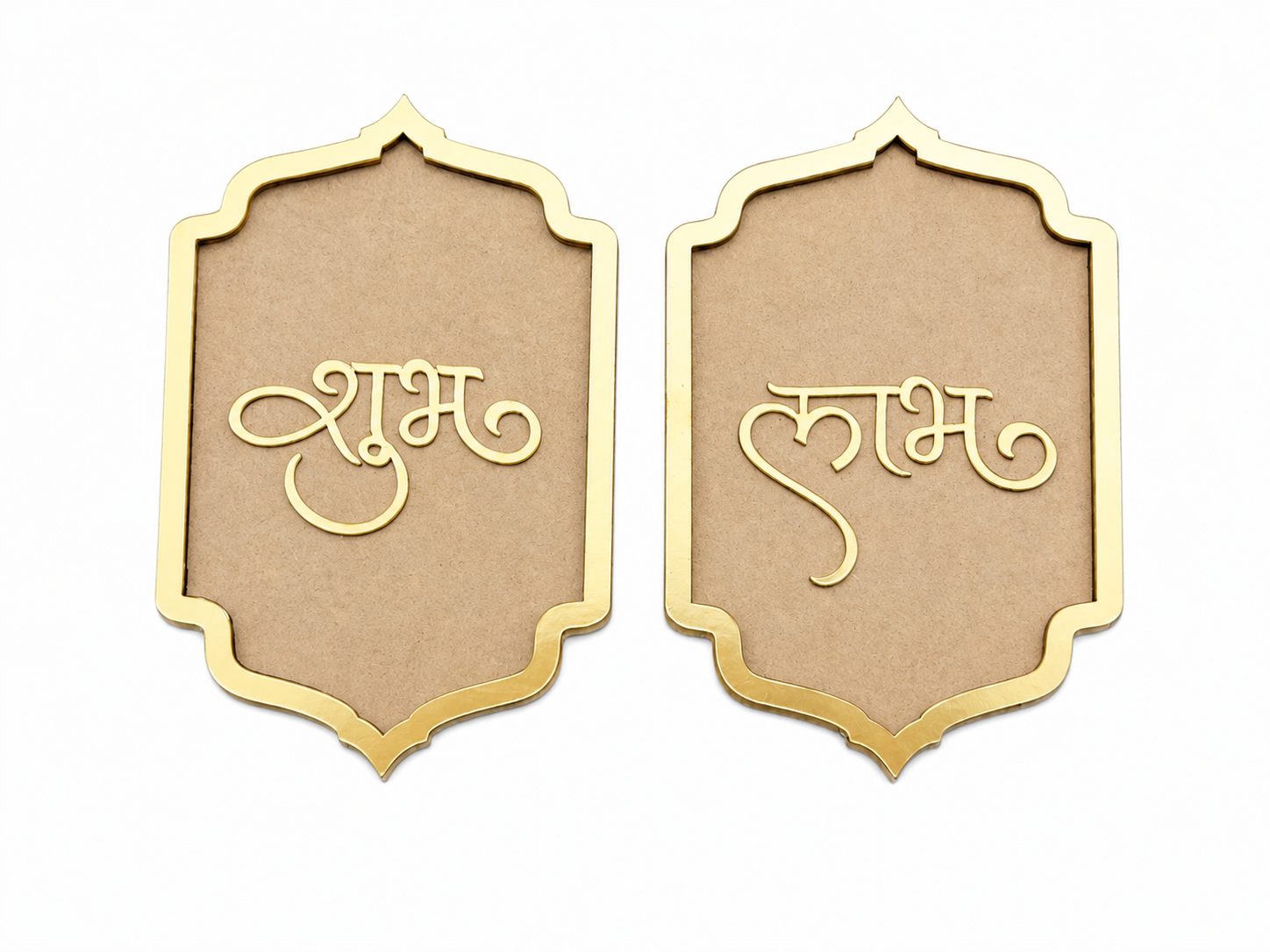 MDF Shubh Labh Decorative Plaque Set
