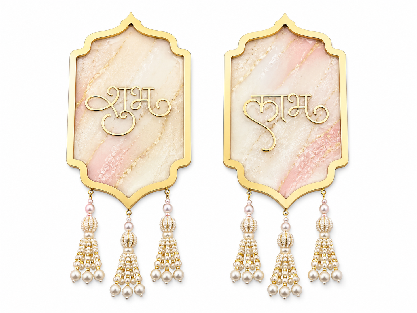 MDF Shubh Labh Decorative Plaque Set